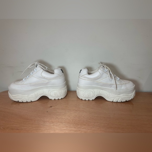 Naked Wolfe White Leather Sporty Platform Sneaker USA SIZE 6 - Picture 4 of 10